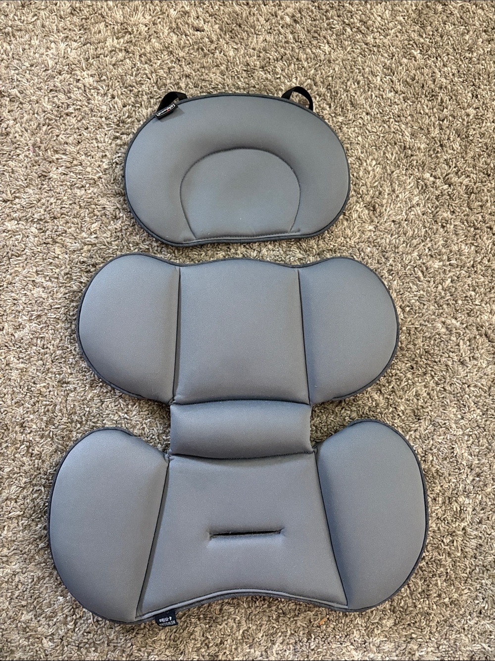 Chicco newborn infant car seat insert Gray Padded for Next Fit and Next Fit 30